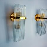 Pair of wall lights from Sciolari for Lightolier, Italy, 1970