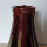 Antique enamelled pitcher