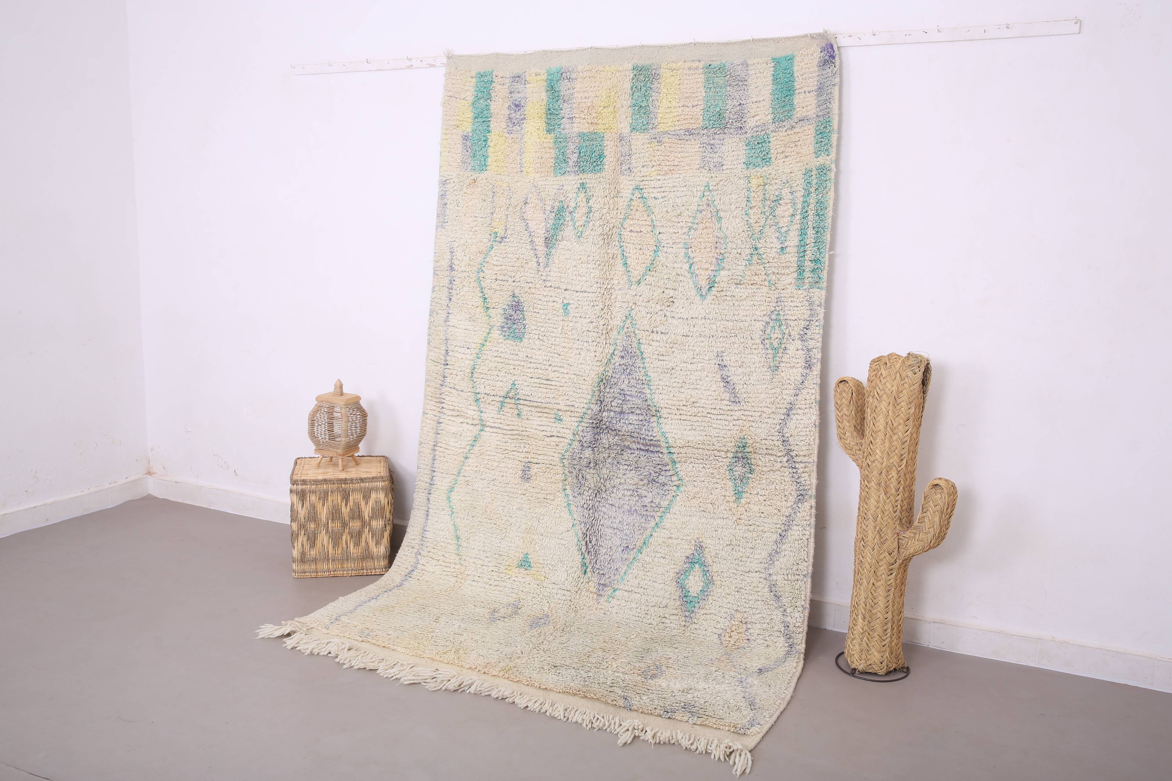 Vintage Boujaad Rug 162 x 271 cm - Berber Wool Rug - Handmade Moroccan rug