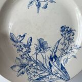 Assiette Boch Frères Keramis Pétunia