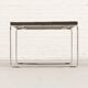 Slate & Chrome coffee table by Draenert 1970s