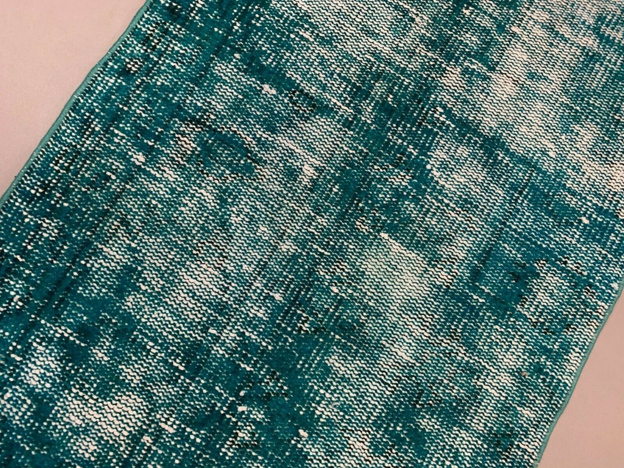 Tapis turc runner 310x65 cm laine vintage