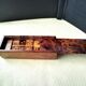 Domino set in its thuya burl box