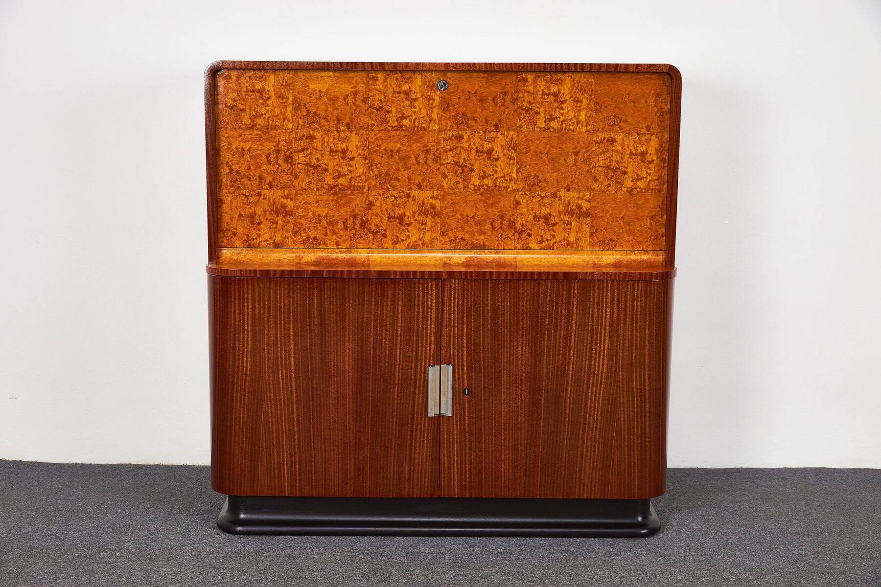 Cabinet de secrétaire Art déco par Jindrich Halabala pour Up Závody, années 1930