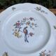 Flat plates with scalloped edges Sarreguemines bohemian chic