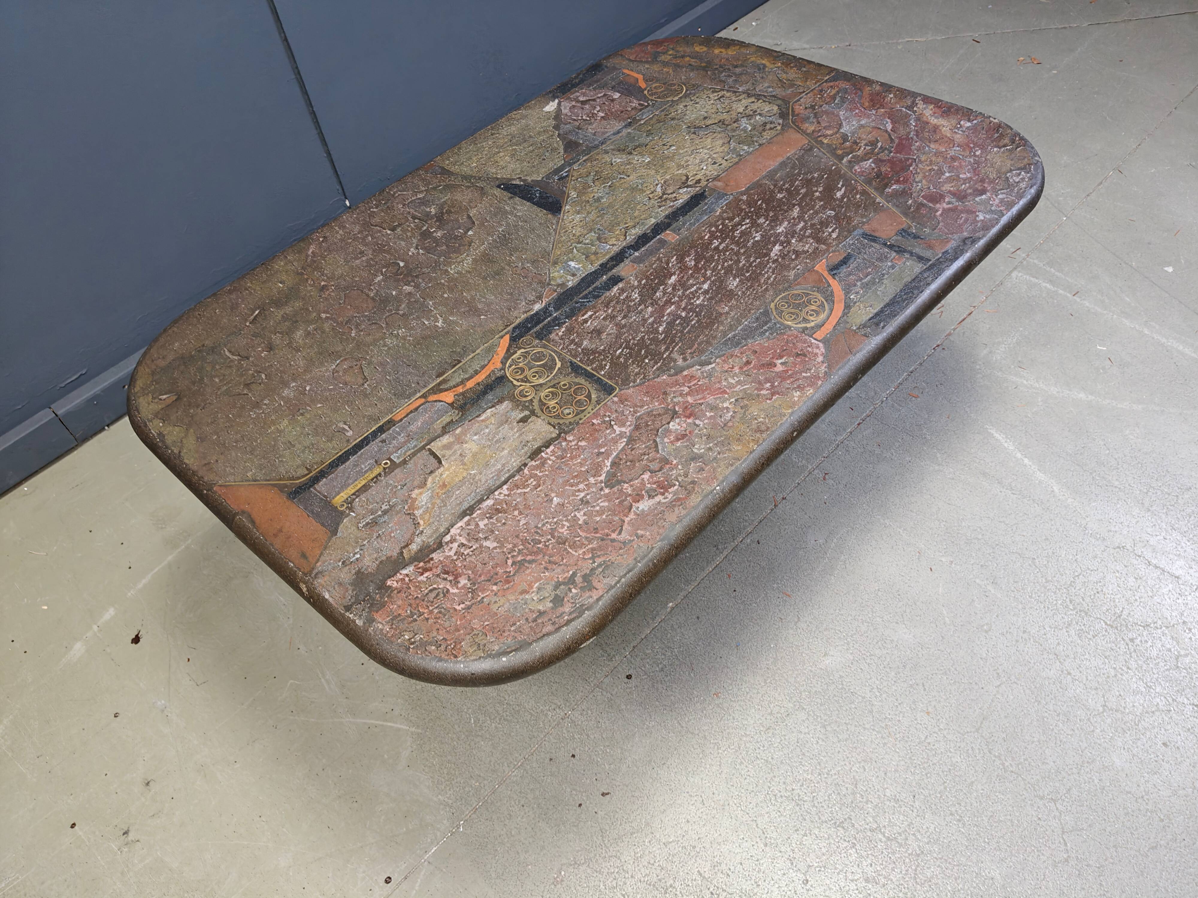 Table basse de Marcus Kingma, années 1980