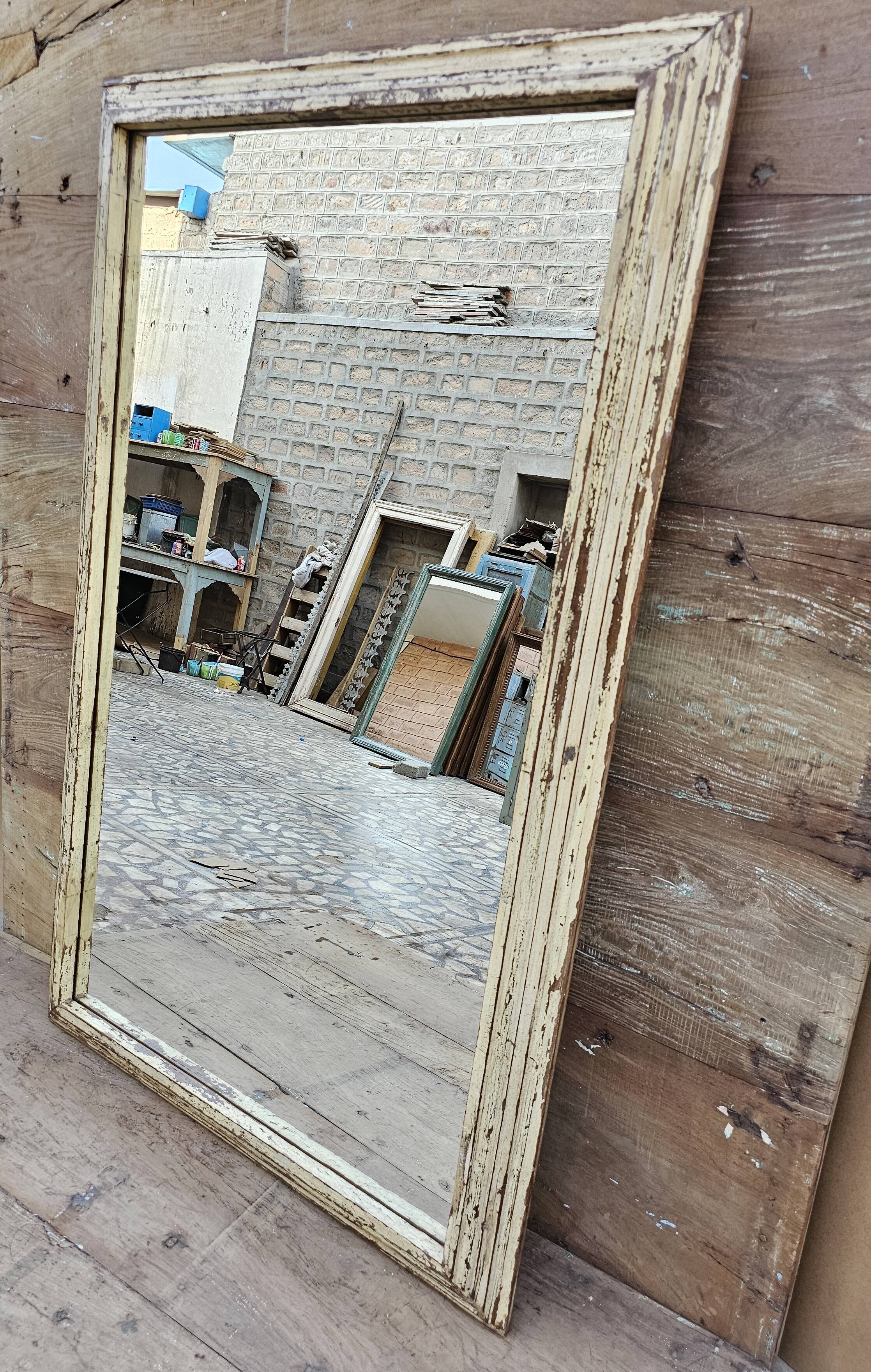 Teak mirror from Burma