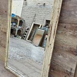 Burmese teak mirror