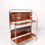 Bauhaus roll bar table chrome 1960 mid century modern design