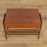 Table console en teck du milieu du siècle, Danemark, années 1970