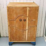 English wardrobe boarding art deco