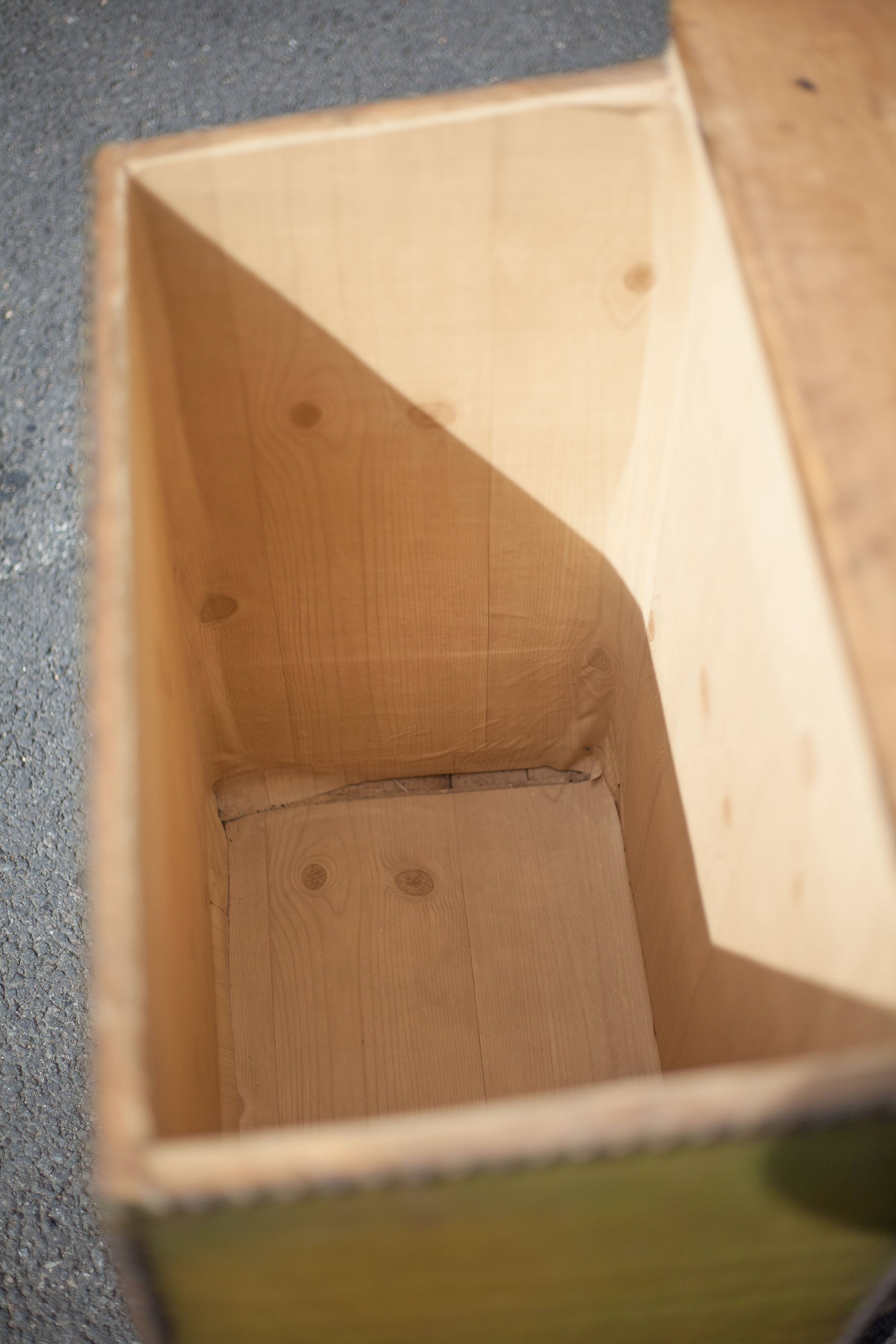 Napoleon III upholstered wooden chest, storage chest, interior decoration