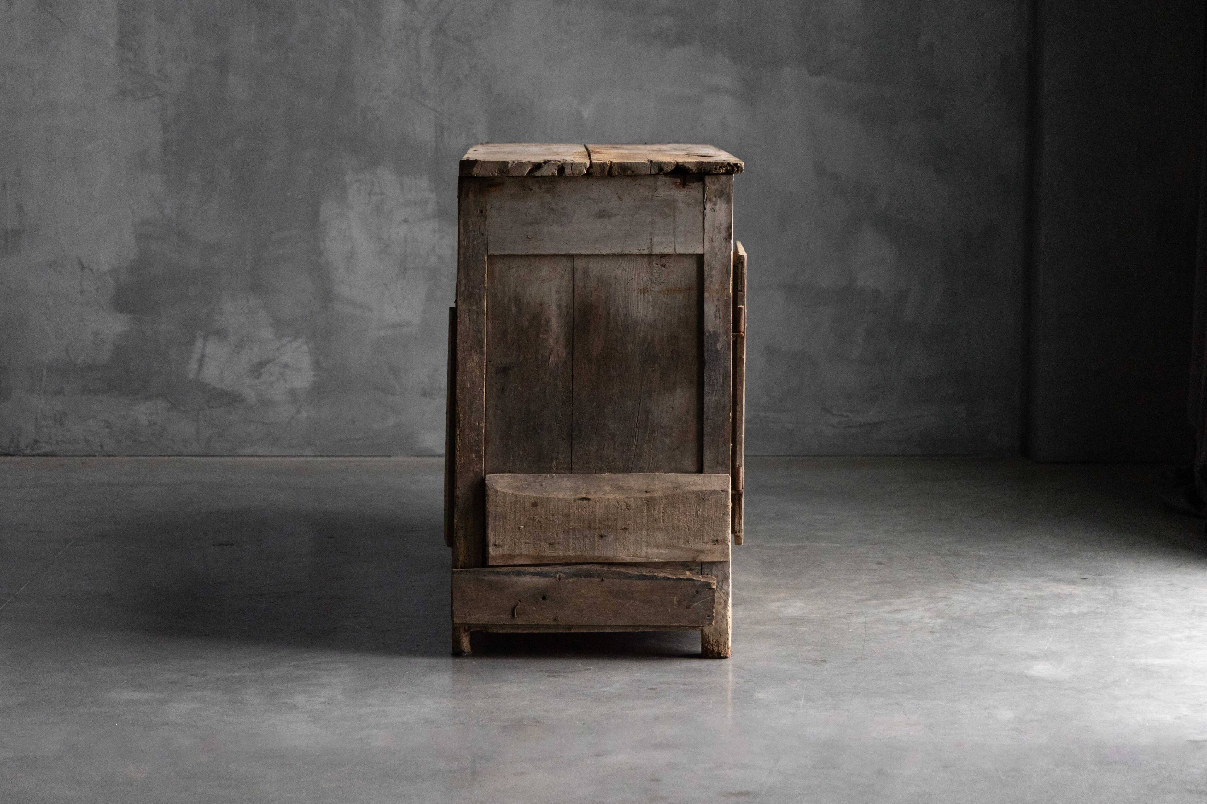 Rustic Wabi Sabi Cabinet, France, 19th Century