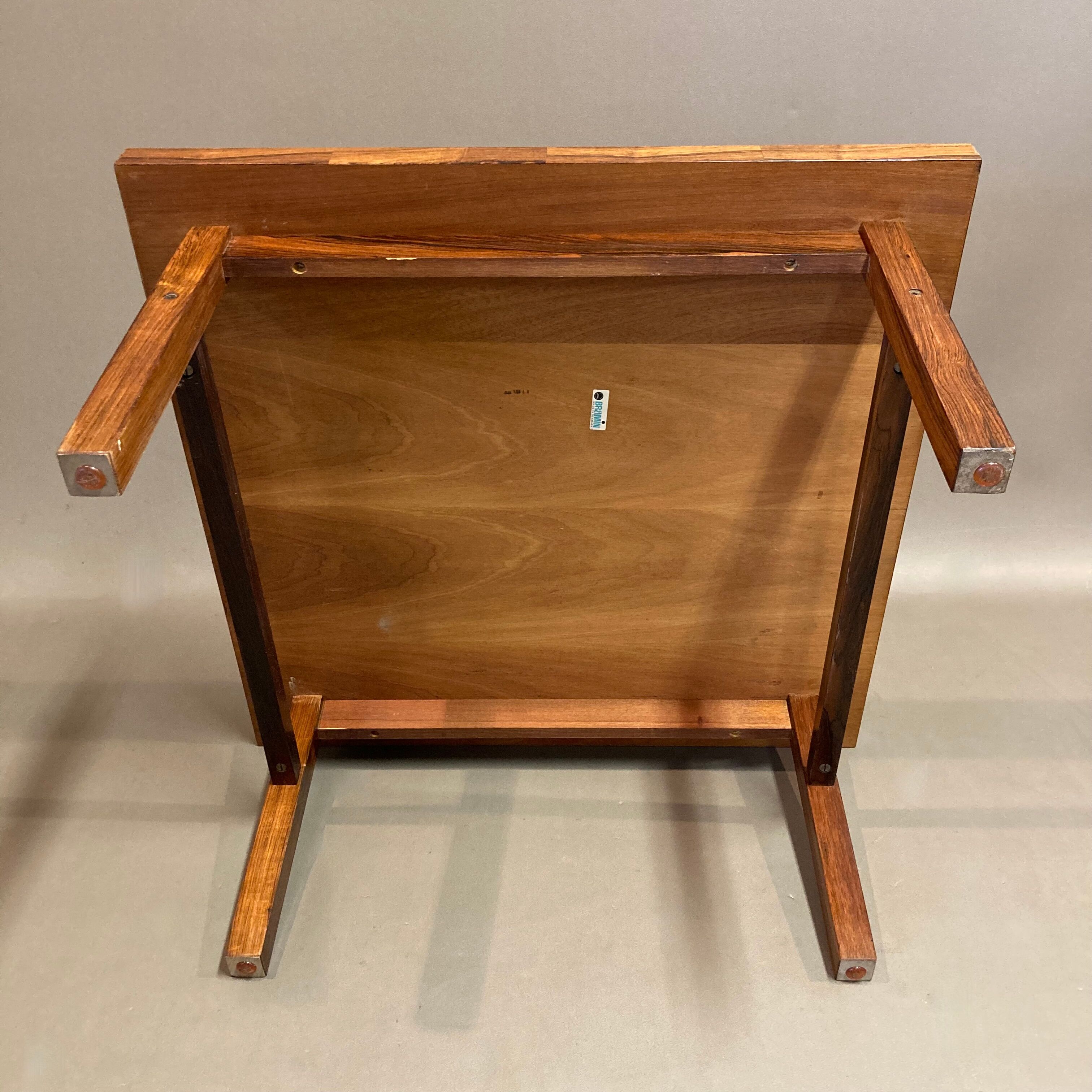 Scandinavian rosewood coffee table 1950 Kai Kristiansen.