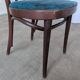 Vintage Bentwood Chair with Upholstered Seat / Thonet Style Dining Chair /