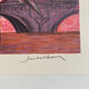 Lithographie numérotée et signée Michel Henry -La conciergerie-Paris