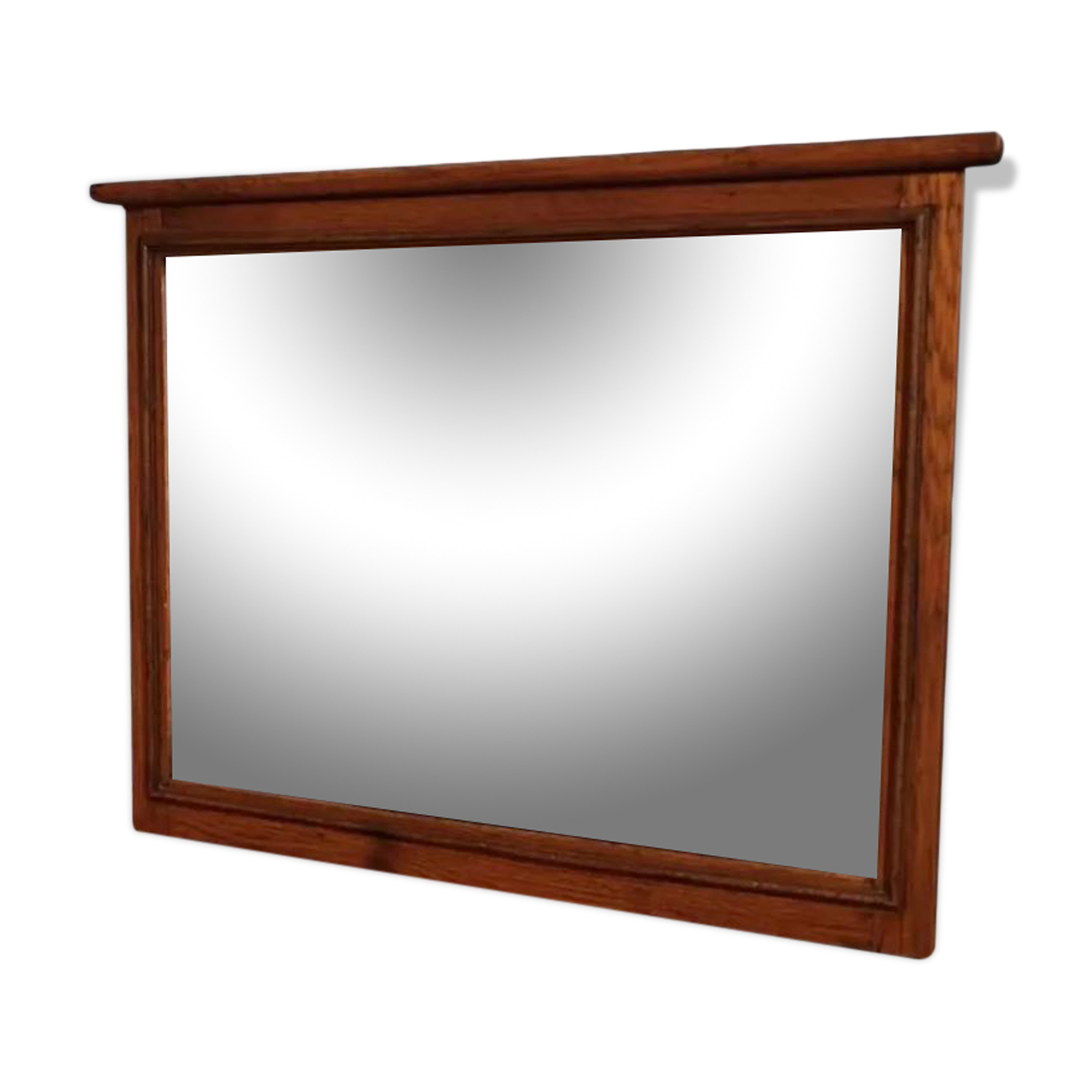 Beveled mirror solid wood molding