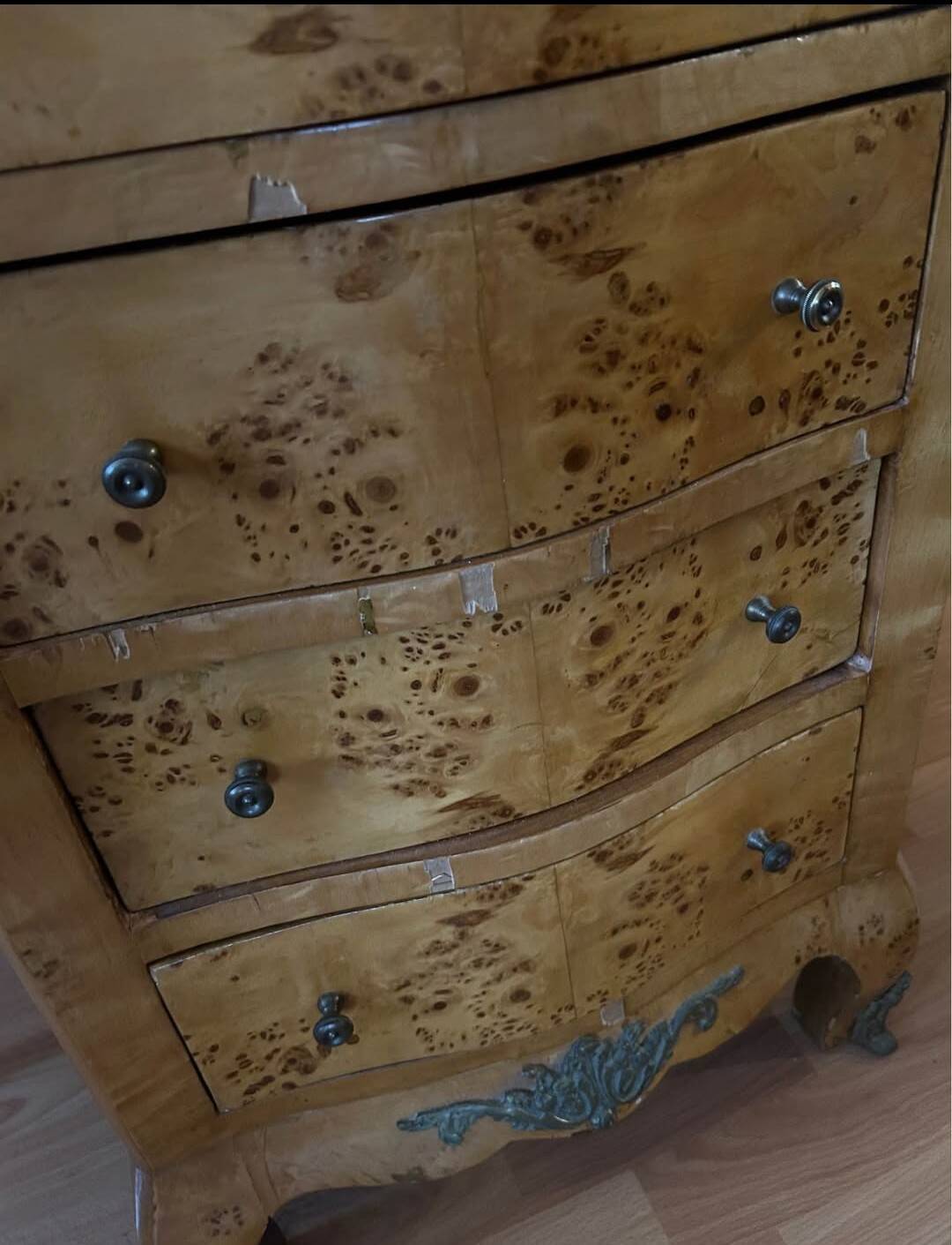 Louis XV Baroque style chest of drawers