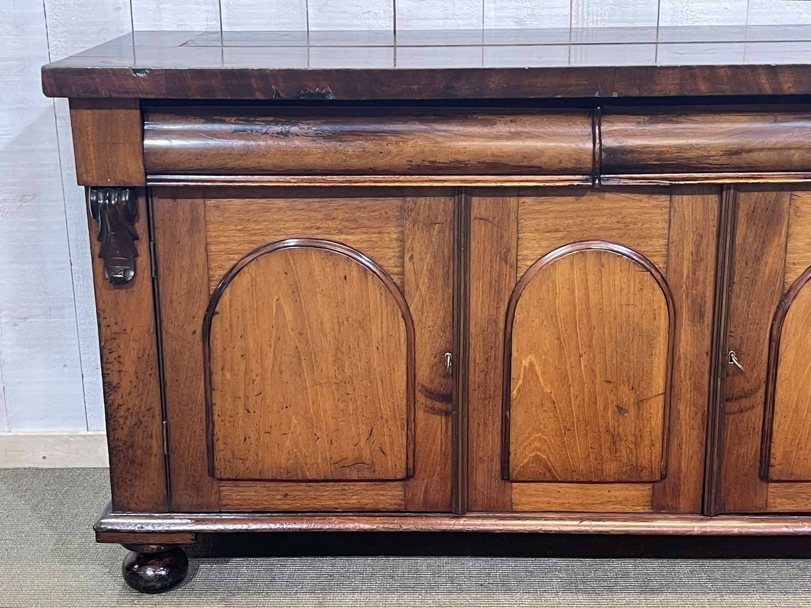 Enfilade Victorienne 19ème en acajou