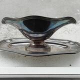 Silver plated sauce boat