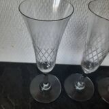Set of flute glasses