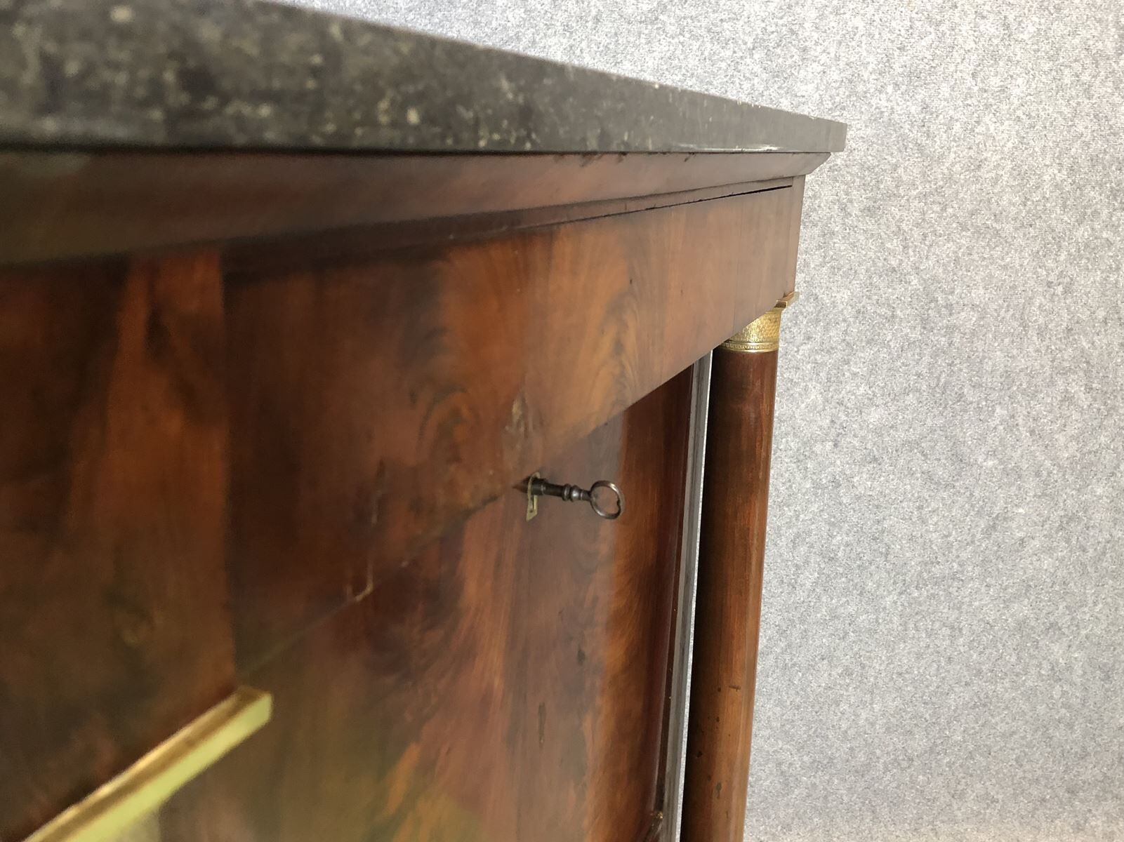 Mahogany empire writing desk 19th century