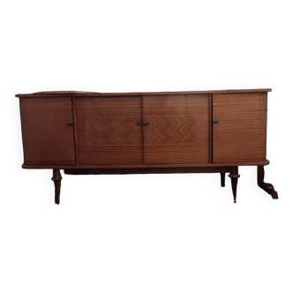 Sideboard with 4 lacquered wood doors