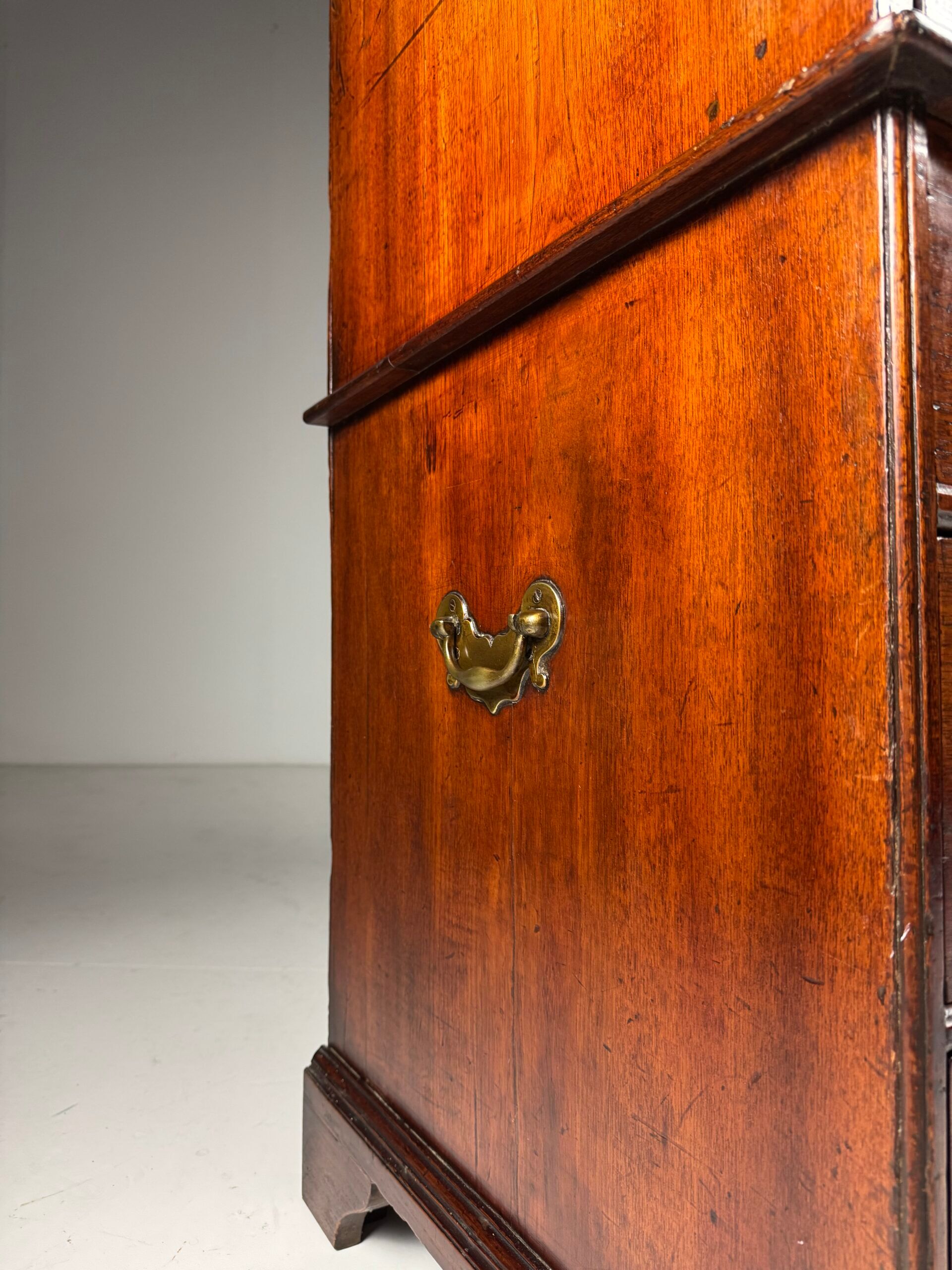 English secretary 18th century teak