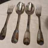 Pair of spoons and forks Christofle