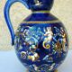 Large pitcher vase, Gien earthenware, Renaissance model, 1940s/50s.