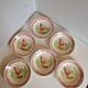 6 deep plates rooster Émile Tessier Malicorne