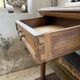 19th-century oak console table