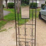 Wrought iron coat holder