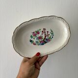 Set of 3 vintage relish dishes, "Indian Tree" model by Digoin