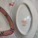 2 raviers in porcelain art deco
