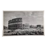 Art photography after Gaspar Van Wittel, "The Coliseum", 60s-70s