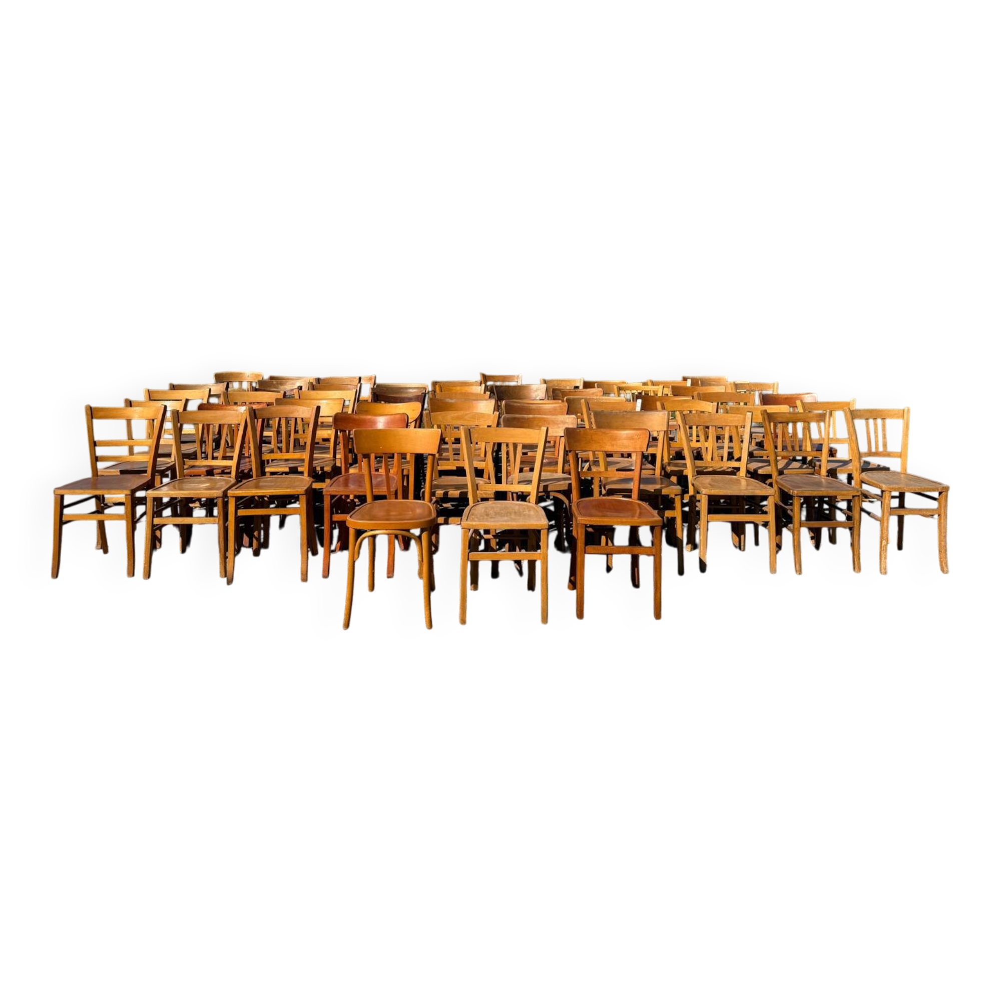 60 vintage bistro chairs Baumann Thonet - Legrand design selection