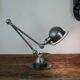 Lampe Jielde industriel Jean Louis Domecq 2 bras vernis brillant