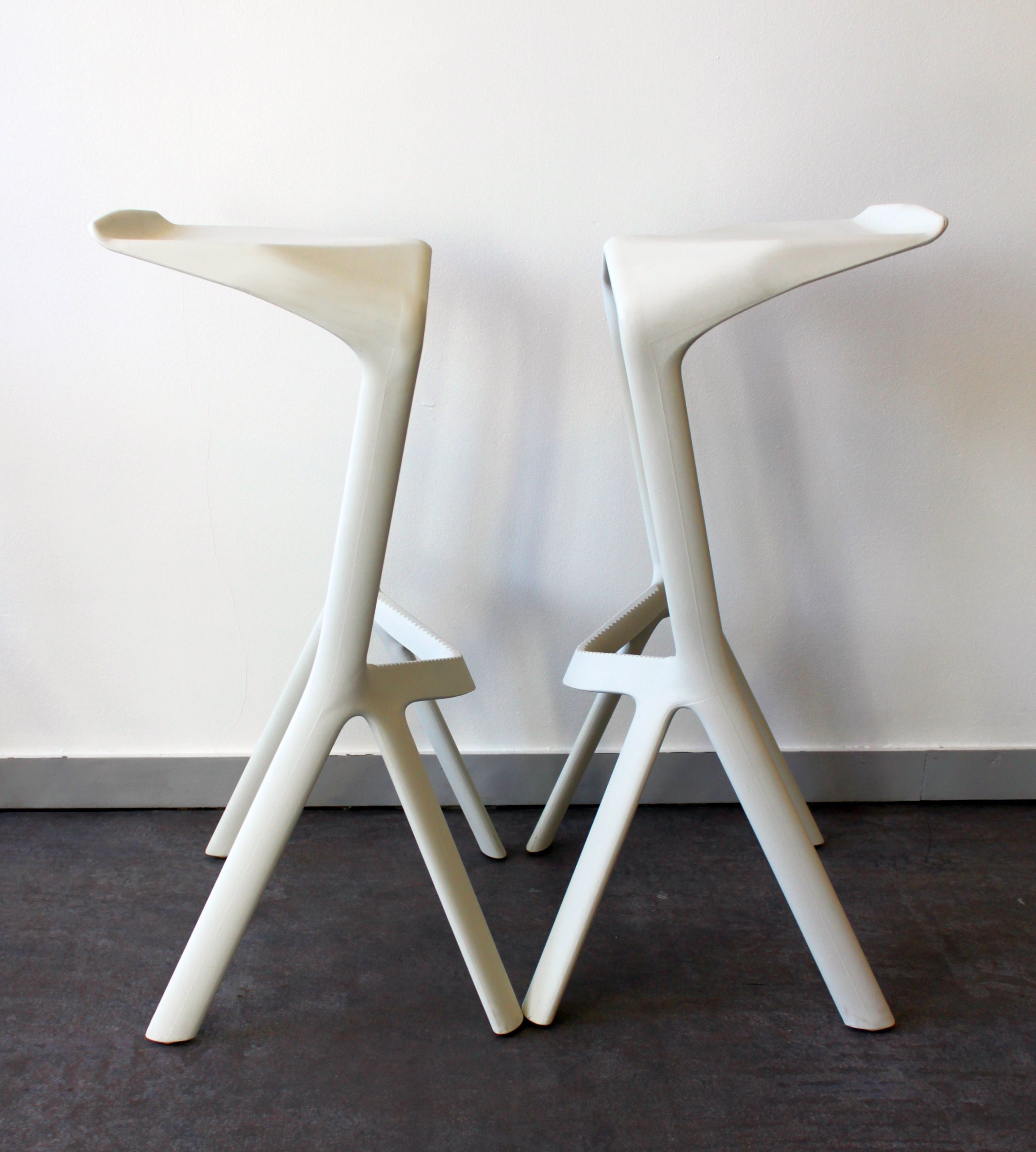 Pair of Miura stools by Konstantin Grcic for Plank, Italy