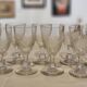 Set of 11 port glasses