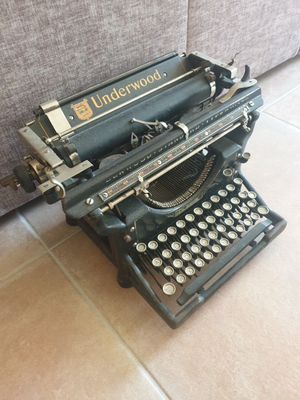 Underwood typewriter