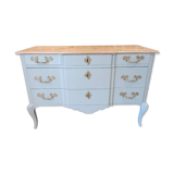 Regency style cherry chest of drawers