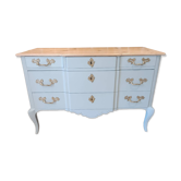 Commode style Régence en merisier