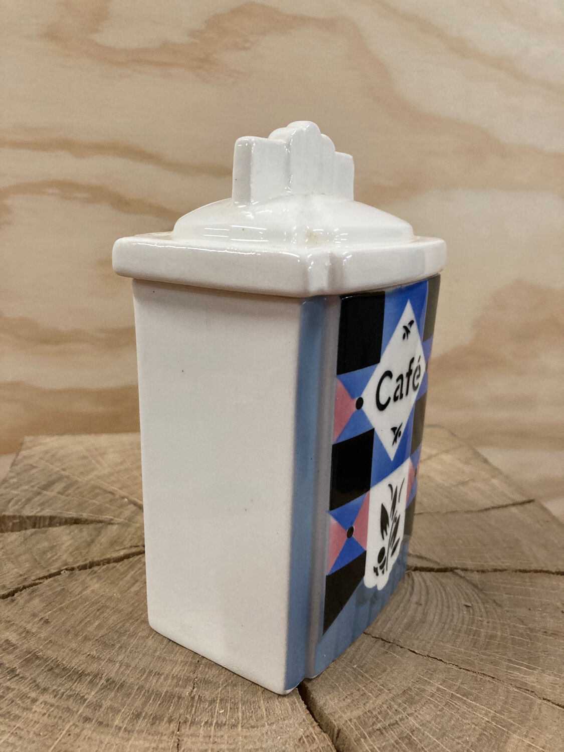 Covered earthenware coffee pot 1930 art deco Ditmar Urbach