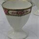 5 old limoges porcelain coquetiers