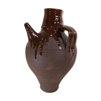 Glazed terracotta jug