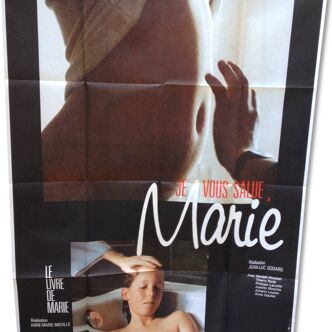Affiche film originale de : Je Vous salue Marie, Jean Luc Godard
