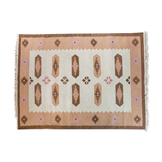 Scandinavian vintage rug. 20th century 2nd half. 240cm x 175cm