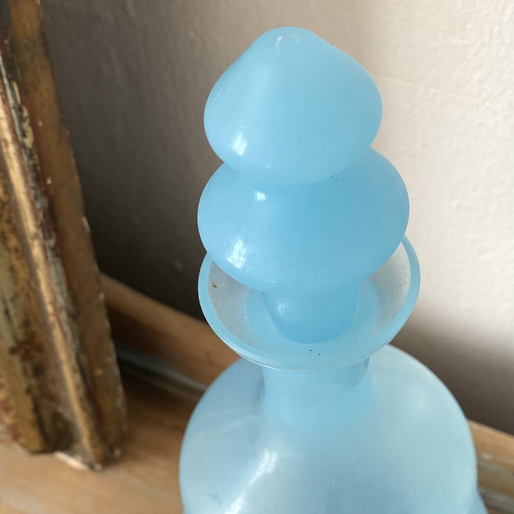 Carafe, opaline bottle 20cm