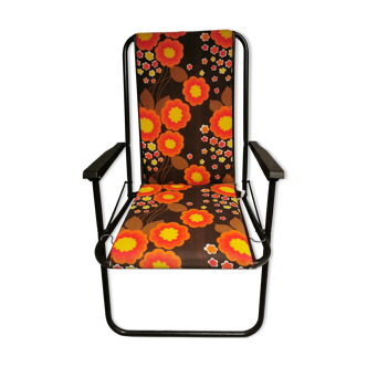 Vintage folding chair, Camping seat.